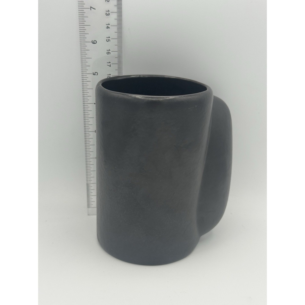 Beauce Quebec MCM Mug Black Canada 1960's Unique Glaze Tea Coffee Cup - Picture 8 of 8